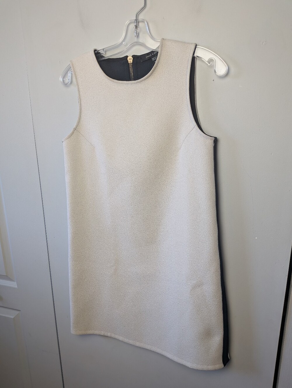 JUDITH & CHARLES Straight Mini Dress Women Size 6 White Color Made In Canada